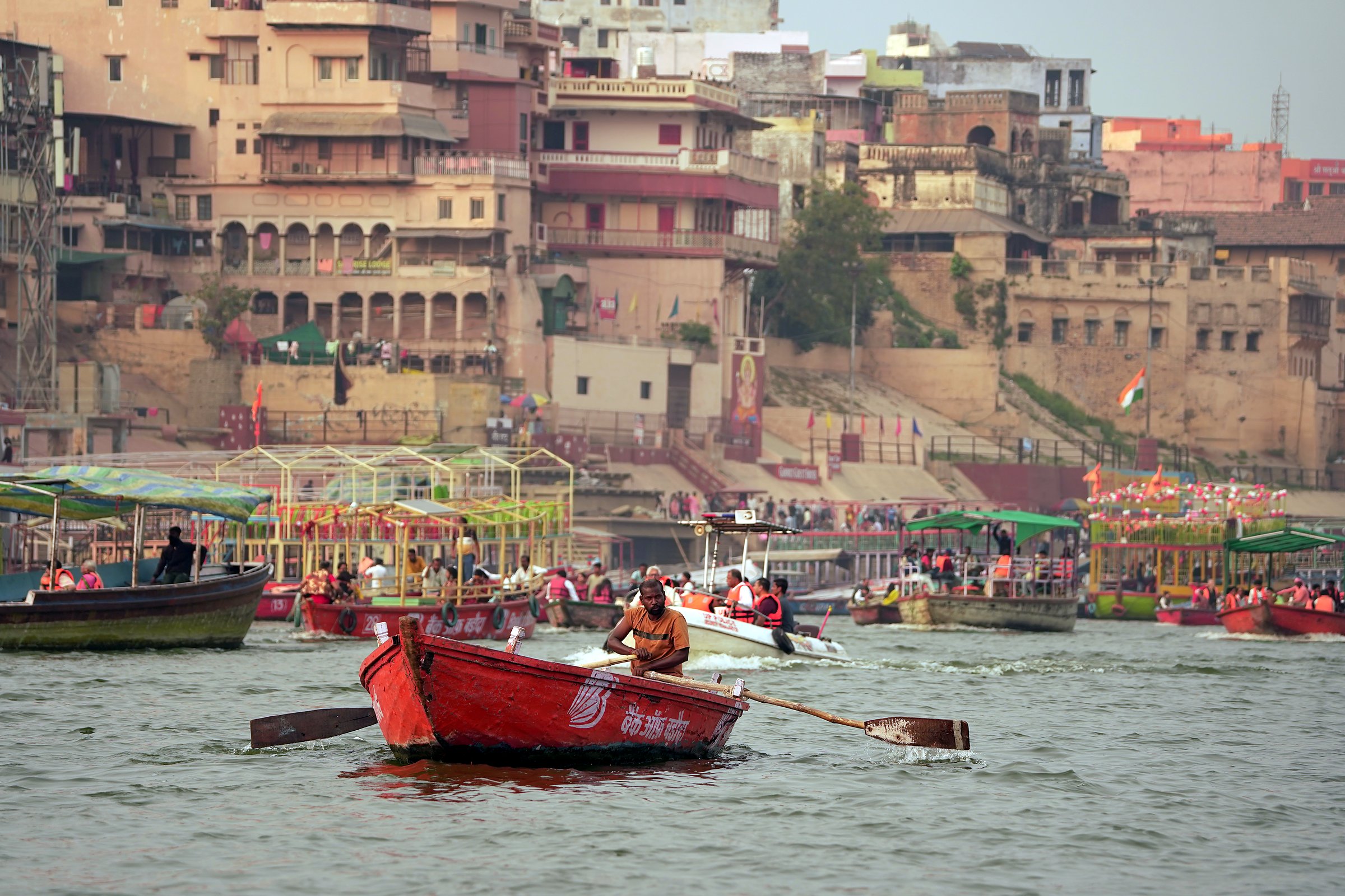 Sunrise on the Ganga: Boat Ride and Ghats