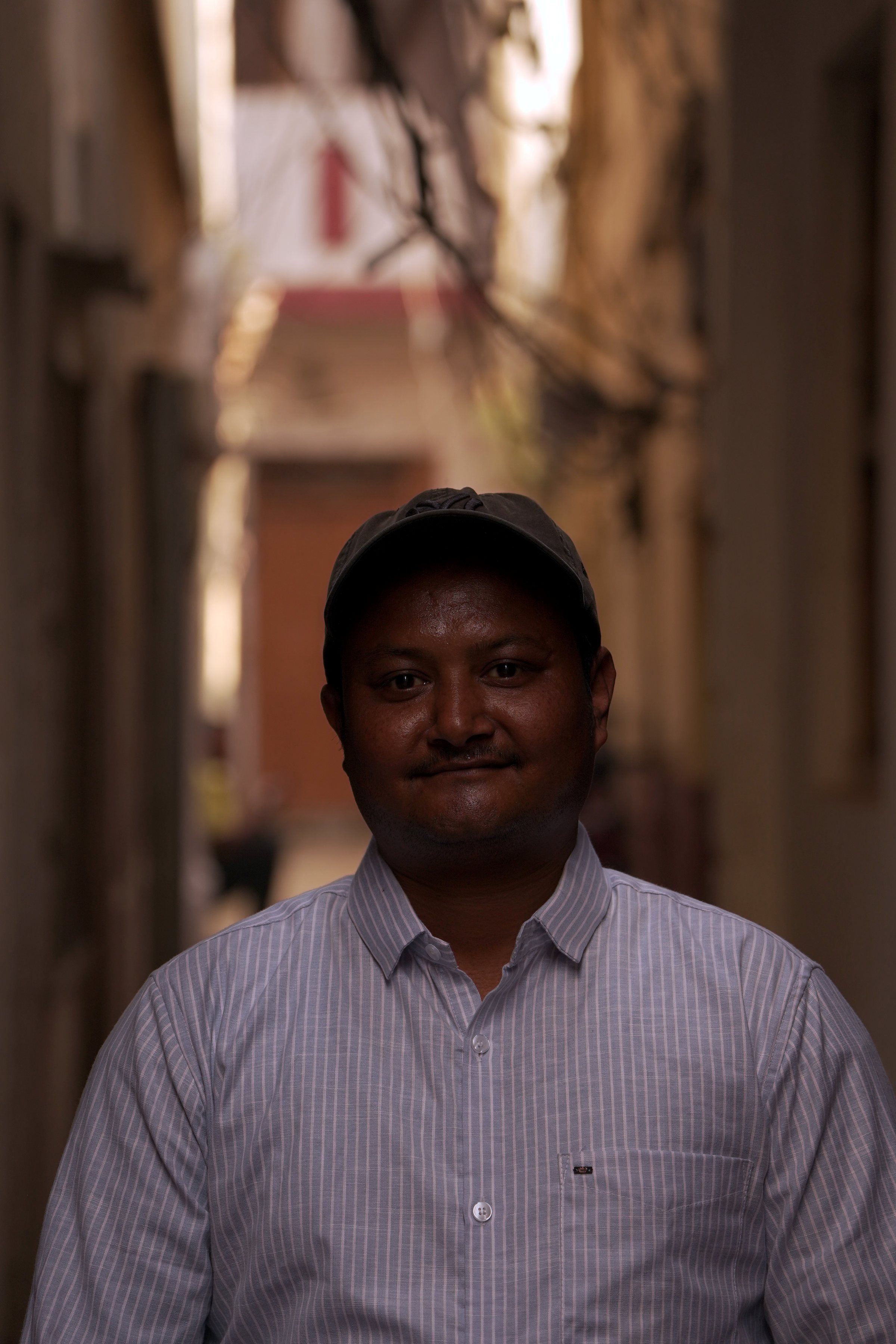 Shiva, local guide, by the Ganga in Varanasi